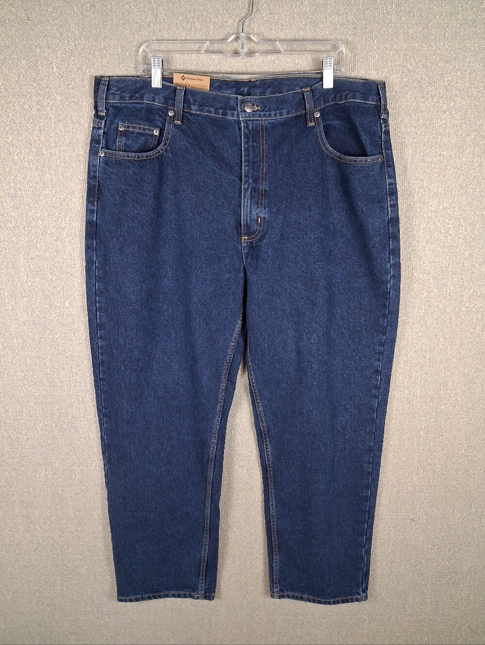 Member’s Mark Jeans Mens 40x30 Relaxed Fit Durable Heavyweight Denim Work Casual
